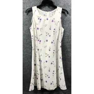ESPECIALLY YOURS‎ Dress Women's Size 5/6  Fit And Flare A line Casual Floral Tie